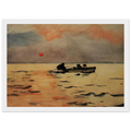ROWING HOME Framed Poster | Winslow Homer Framed Prints Wall Art | Winslow Homer Store
