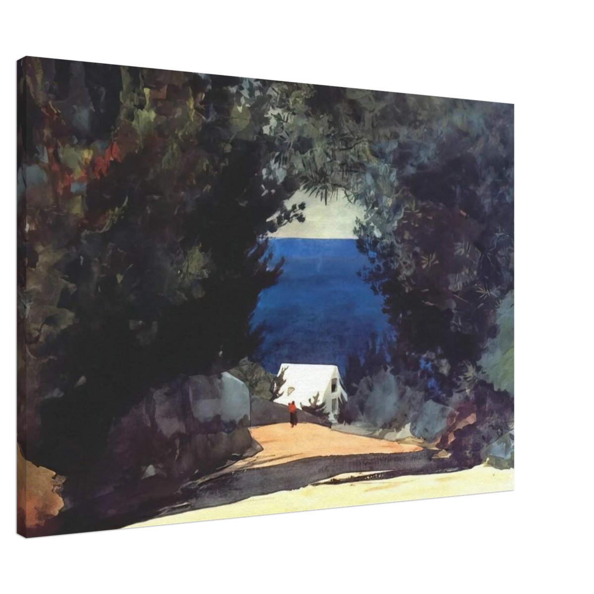 ROAD IN BERMUDA Canvas | Winslow Homer Canvas | Winslow Homer Store