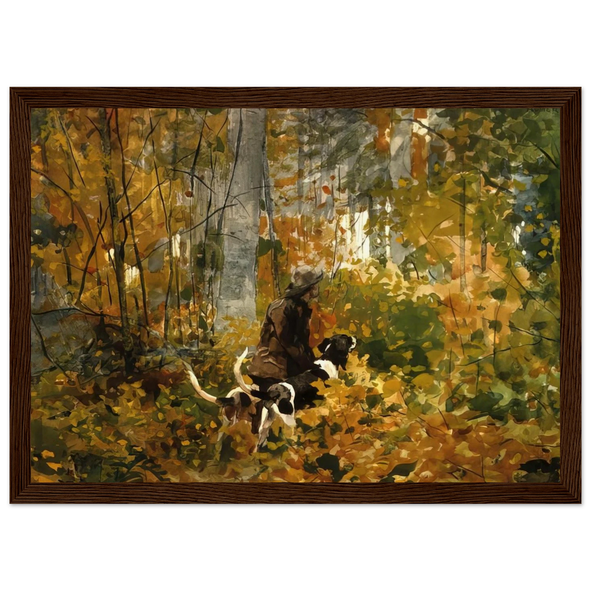 ON THE TRAIL Framed Poster | Winslow Homer Framed Prints Wall Art | Winslow Homer Store