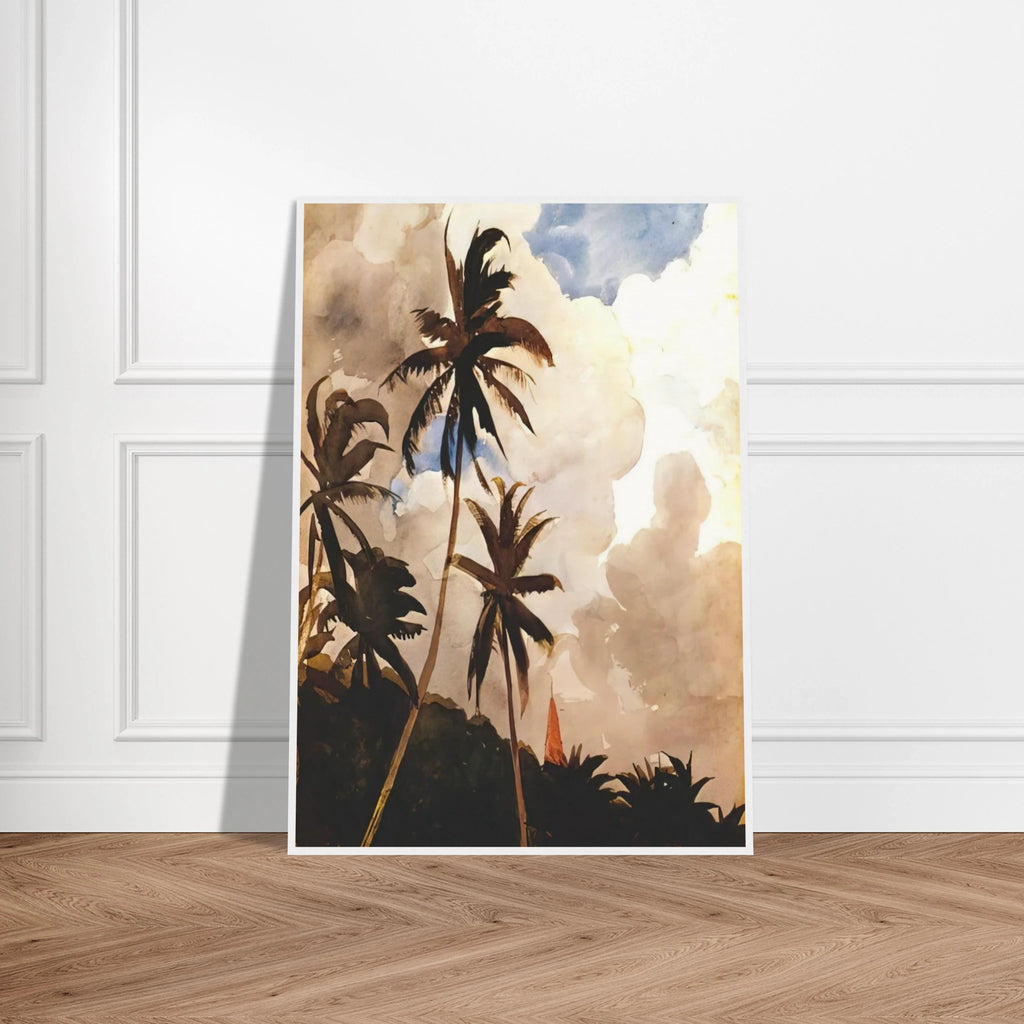 PALM TREES BAHAMAS Framed Poster | Winslow Homer Framed Prints Wall Art | Winslow Homer Store