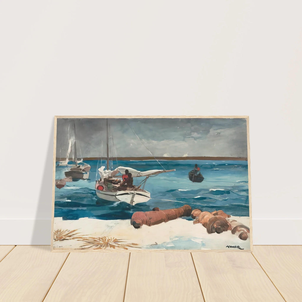 NASSAU 1899 Framed Poster | Winslow Homer Framed Prints Wall Art | Winslow Homer Store