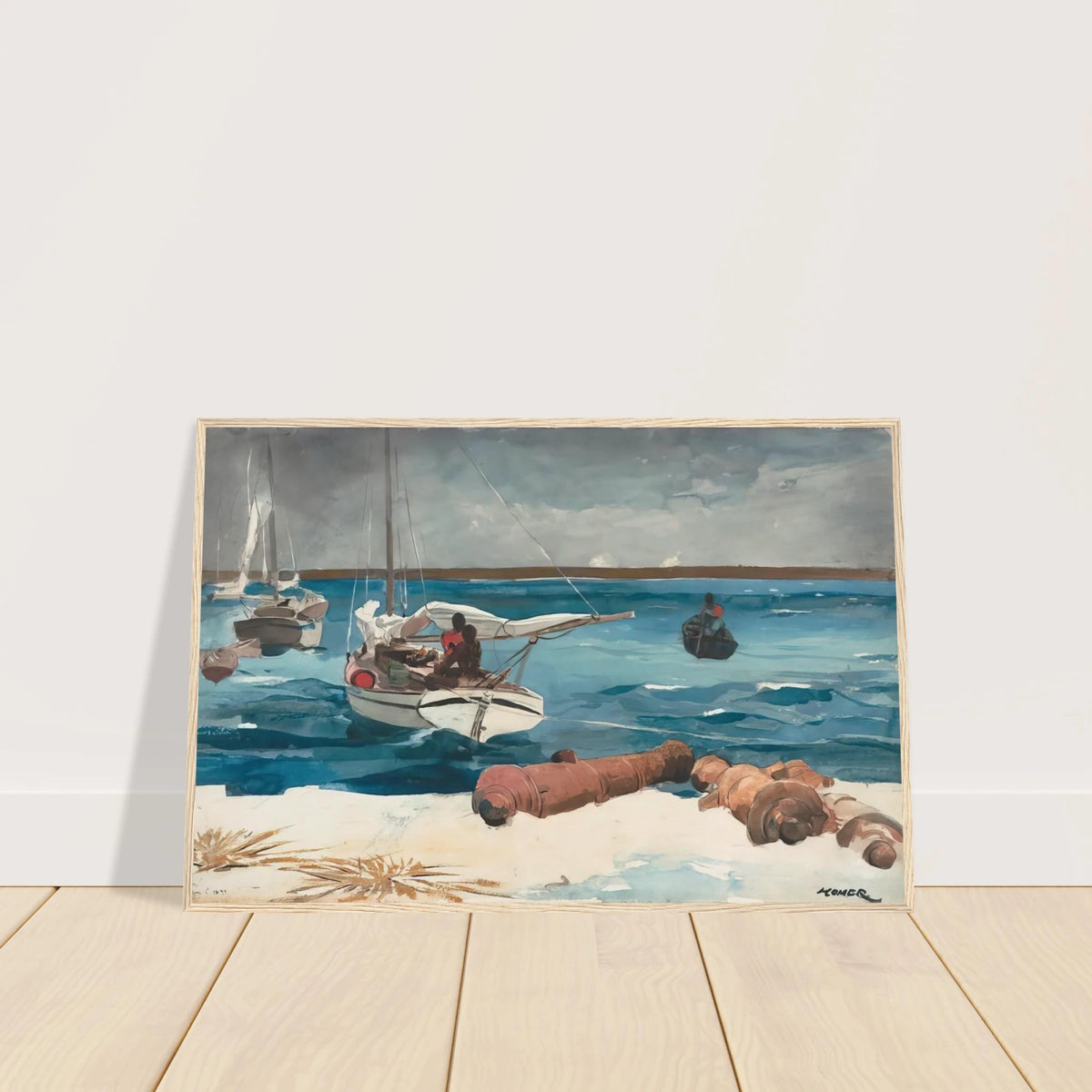 NASSAU 1899 Framed Poster | Winslow Homer Framed Prints Wall Art | Winslow Homer Store
