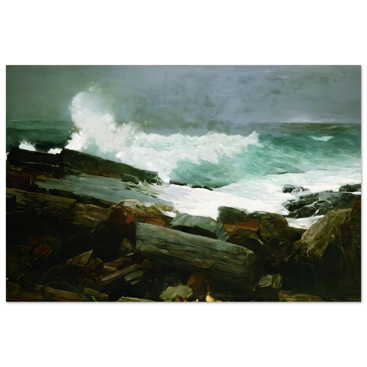 WEATHERBEATEN 1894 Poster | Winslow Homer Poster | Winslow Homer Store