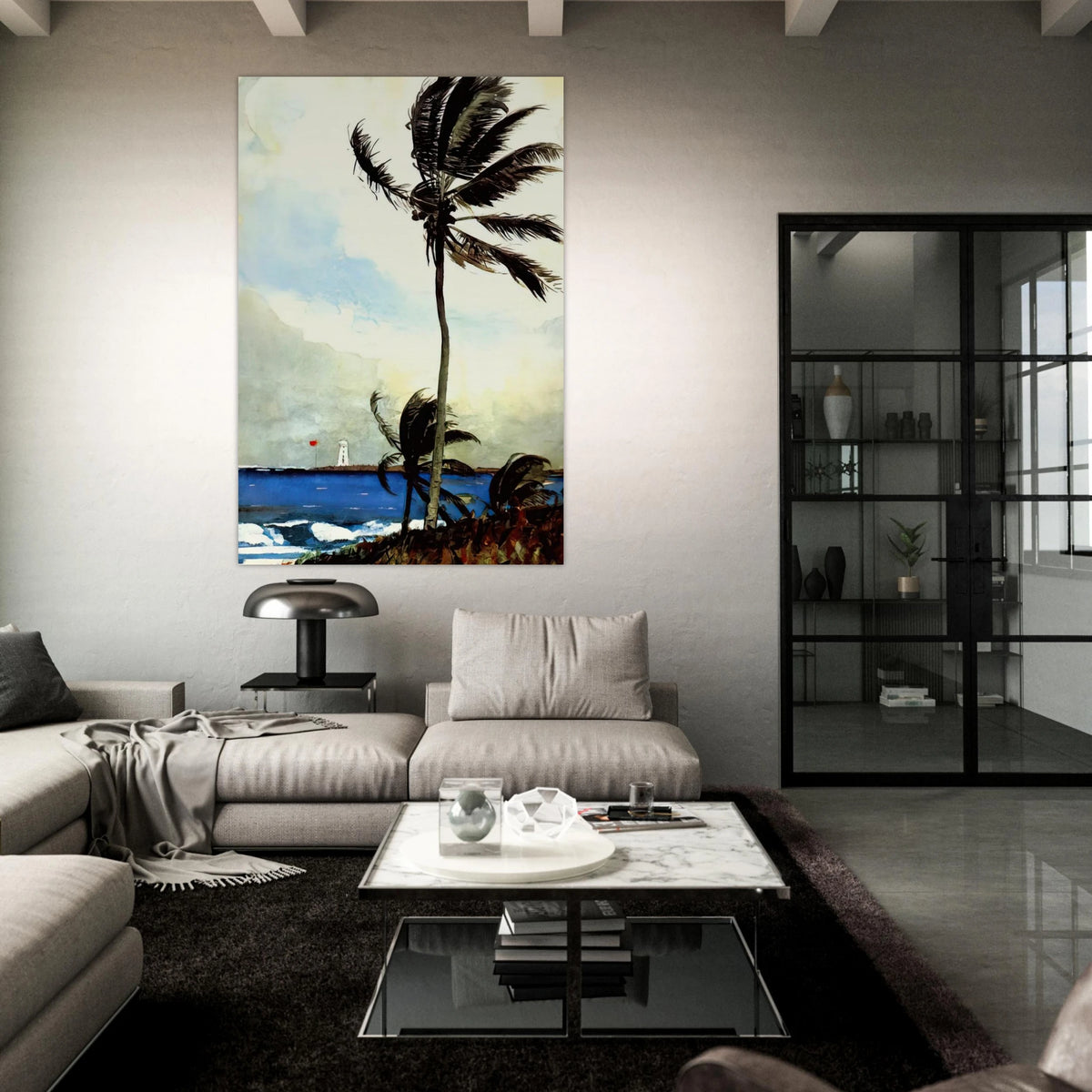 PALM TREE NASSAU Poster | Winslow Homer Poster | Winslow Homer Store