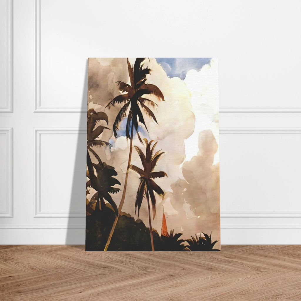 PALM TREES BAHAMAS Canvas | Winslow Homer Canvas | Winslow Homer Store