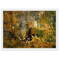 ON THE TRAIL Framed Poster | Winslow Homer Framed Prints Wall Art | Winslow Homer Store