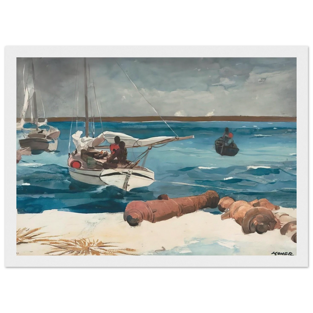 NASSAU 1899 Framed Poster | Winslow Homer Framed Prints Wall Art | Winslow Homer Store