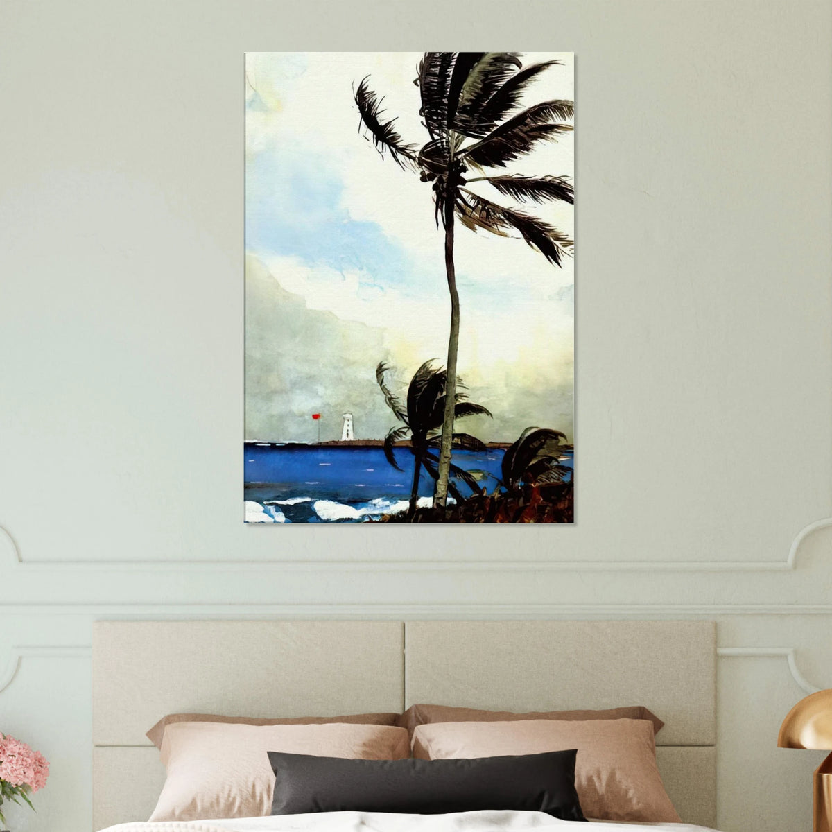 PALM TREE NASSAU Canvas | Winslow Homer Canvas | Winslow Homer Store
