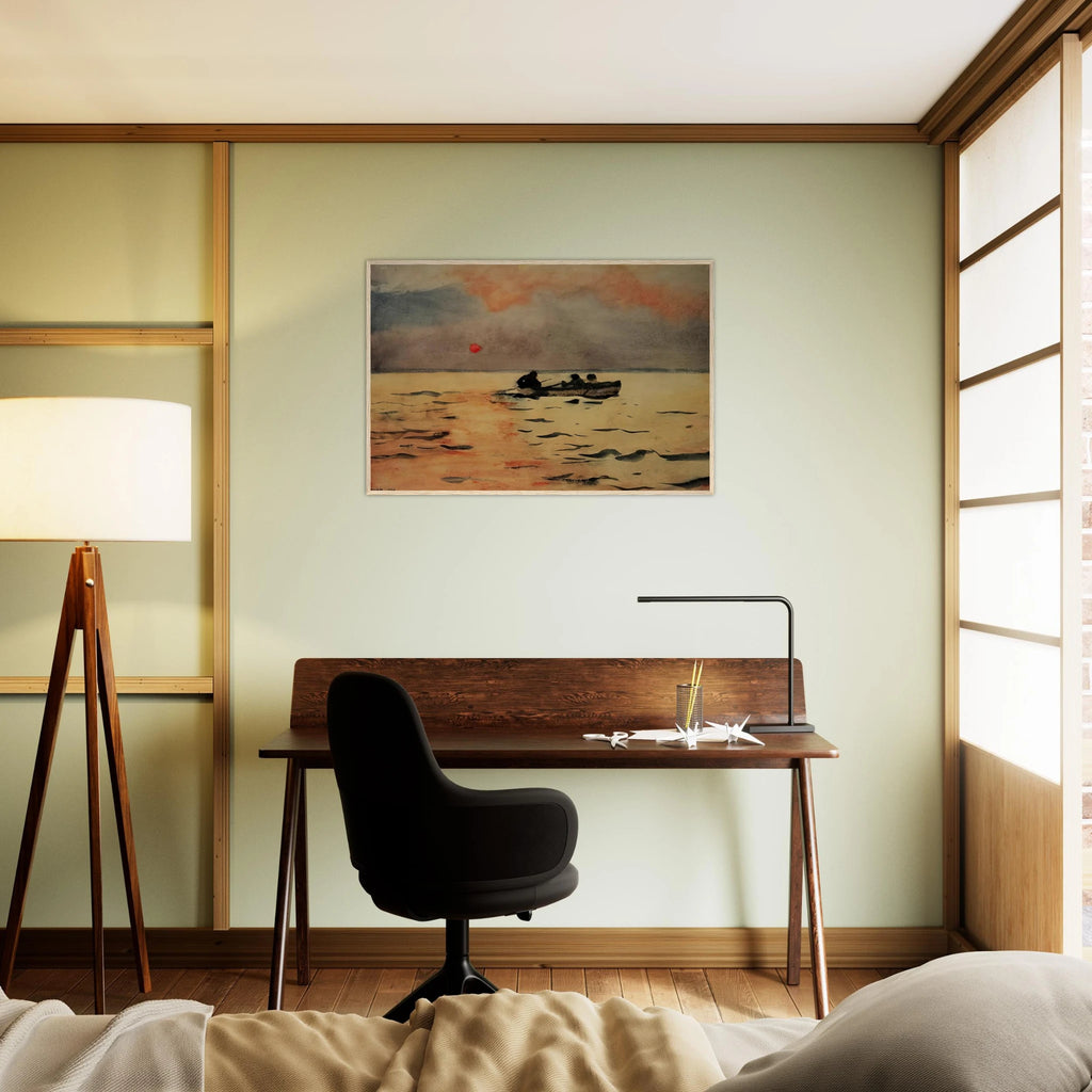 ROWING HOME Framed Poster | Winslow Homer Framed Prints Wall Art | Winslow Homer Store