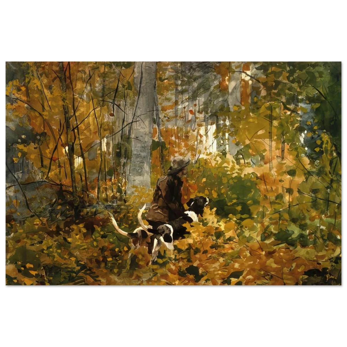 ON THE TRAIL Poster | Winslow Homer Poster | Winslow Homer Store