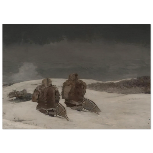 BELOW ZERO Poster | Winslow Homer Poster | Winslow Homer Store