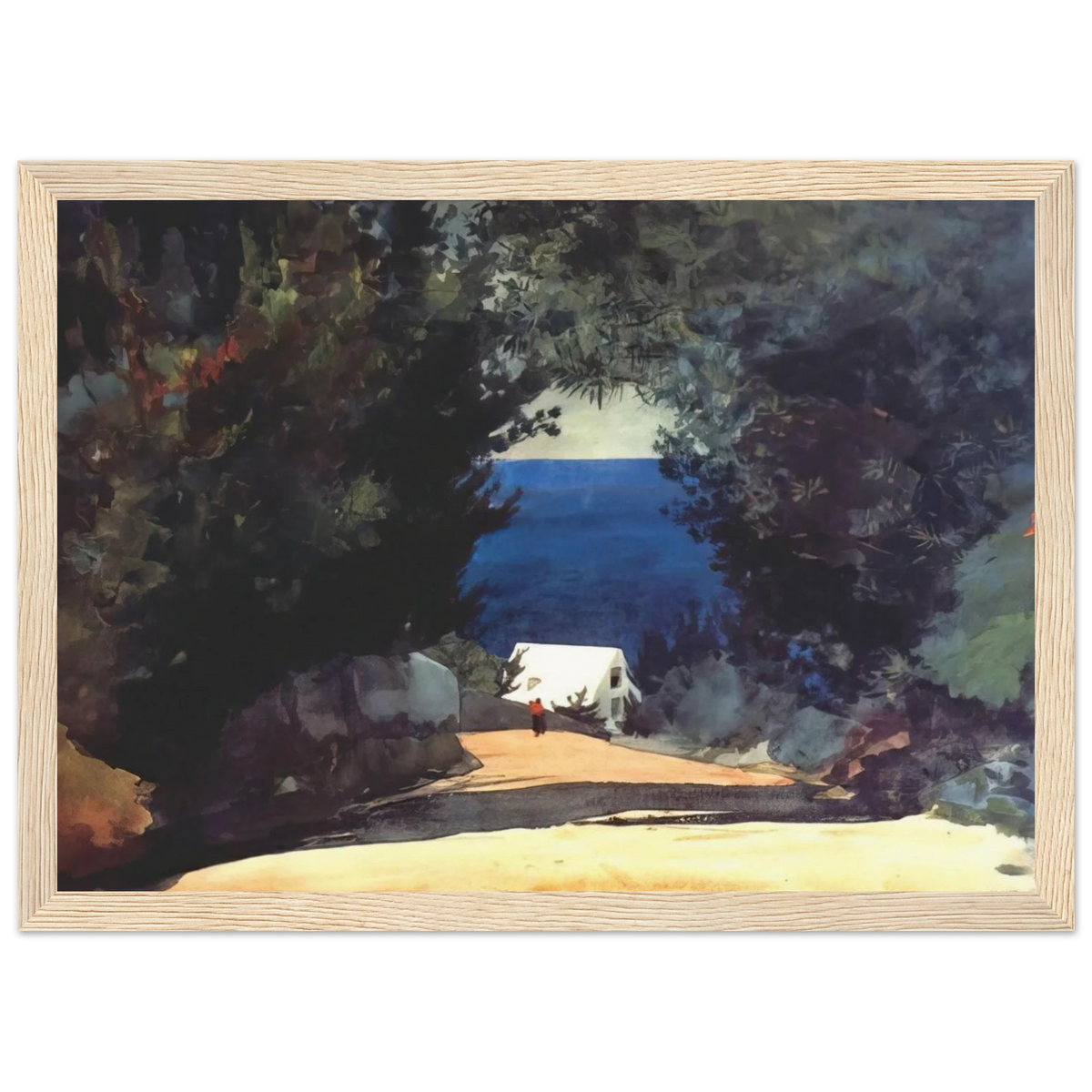 ROAD IN BERMUDA Framed Poster | Winslow Homer Framed Prints Wall Art | Winslow Homer Store