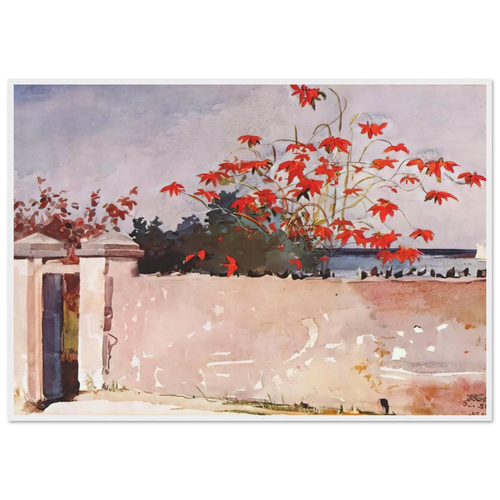 A WALL NASSAU Framed Poster | Winslow Homer Framed Prints Wall Art | Winslow Homer Store