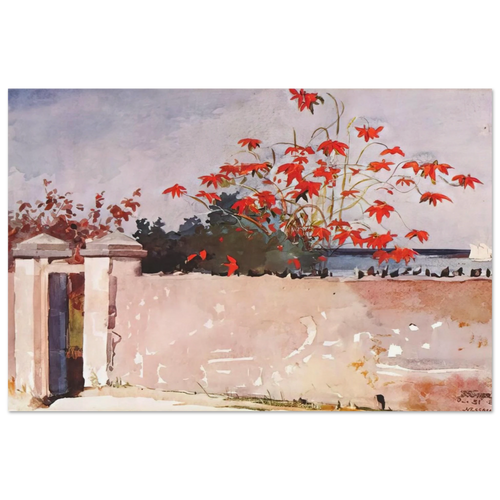 A WALL NASSAU Poster | Winslow Homer Poster | Winslow Homer Store