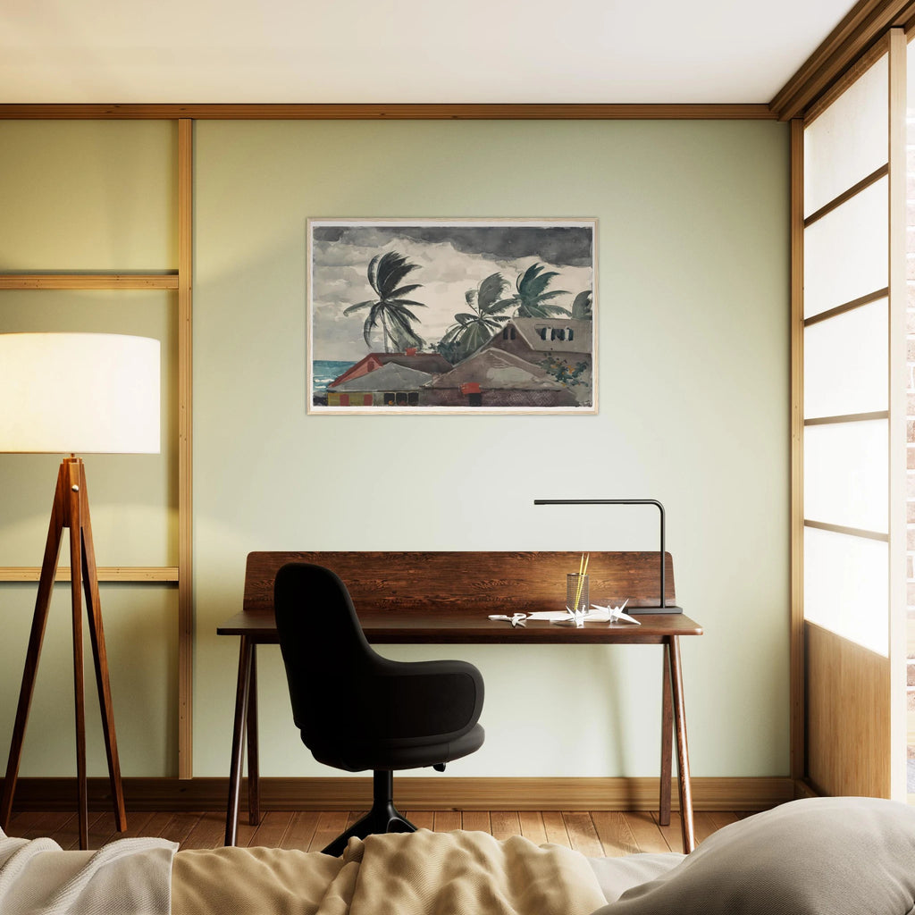 HURRICANE BAHAMAS 1898 Framed Poster | Winslow Homer Framed Prints Wall Art | Winslow Homer Store