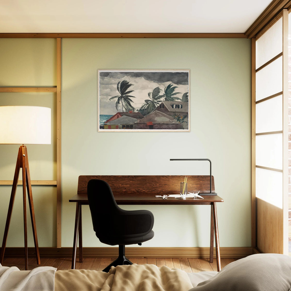 HURRICANE BAHAMAS 1898 Framed Poster | Winslow Homer Framed Prints Wall Art | Winslow Homer Store