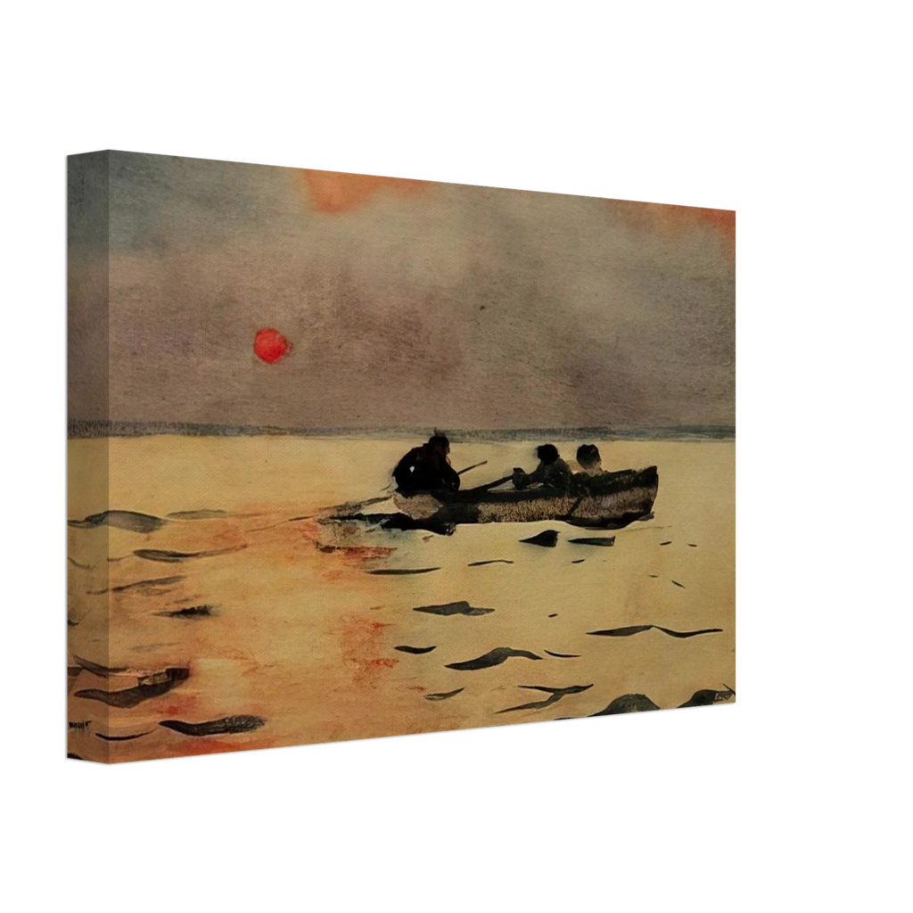 ROWING HOME Canvas | Winslow Homer Canvas | Winslow Homer Store