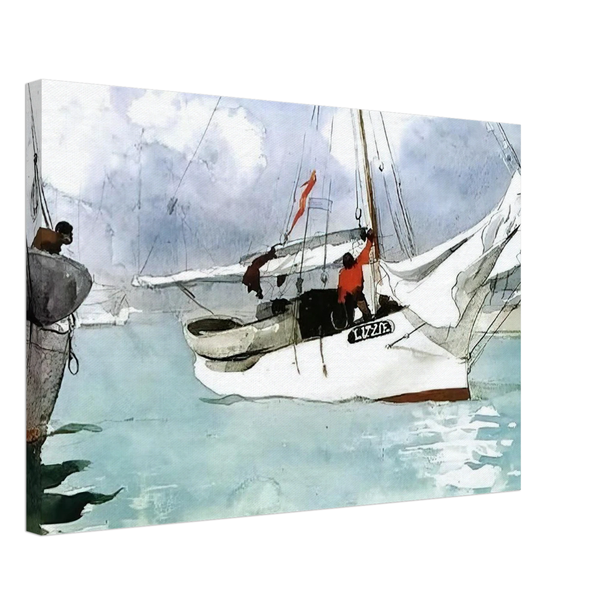 FISHING BOATS KEY WEST Canvas | Winslow Homer Canvas | Winslow Homer Store