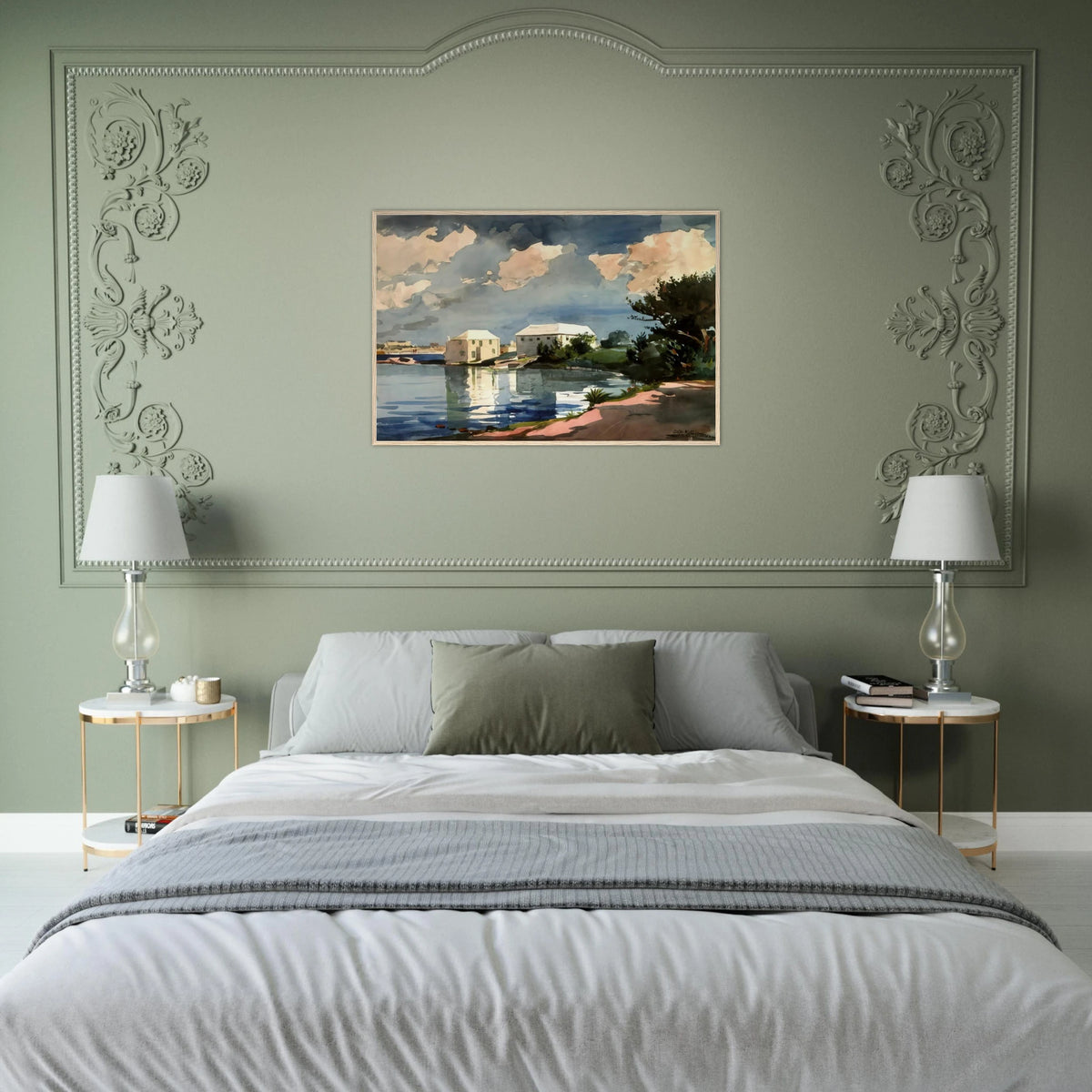 SALT KETTLE BERMUDA Framed Poster | Winslow Homer Framed Prints Wall Art | Winslow Homer Store