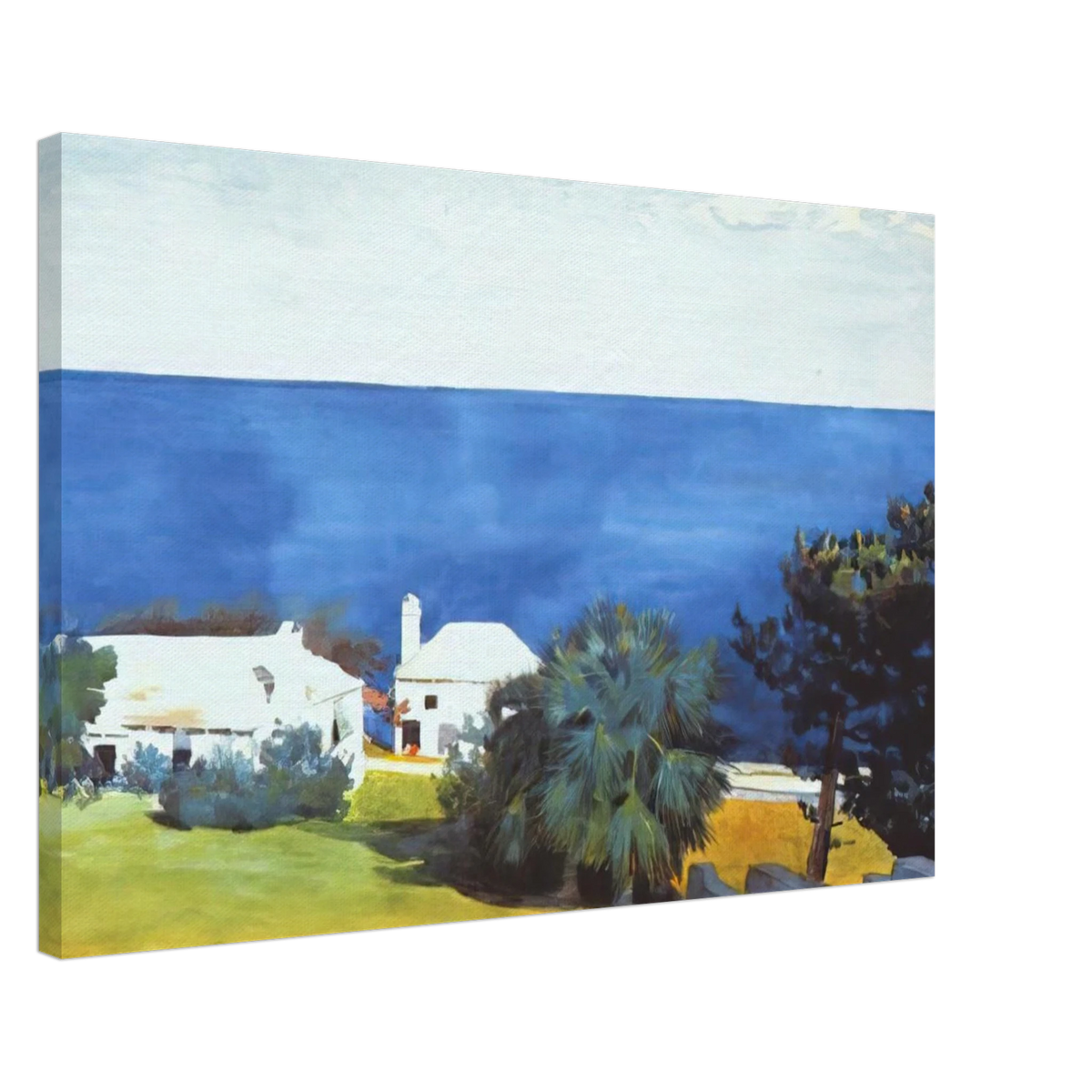 SHORE AT BERMUDA Canvas | Winslow Homer Canvas | Winslow Homer Store