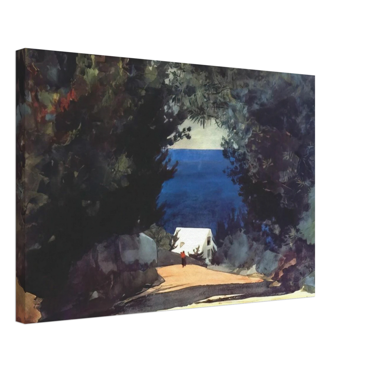 ROAD IN BERMUDA Canvas | Winslow Homer Canvas | Winslow Homer Store