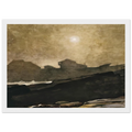 THE ARTISTS STUDIO IN AFTERNOON FOG 1894 Framed Poster | Winslow Homer Framed Prints Wall Art | Winslow Homer Store