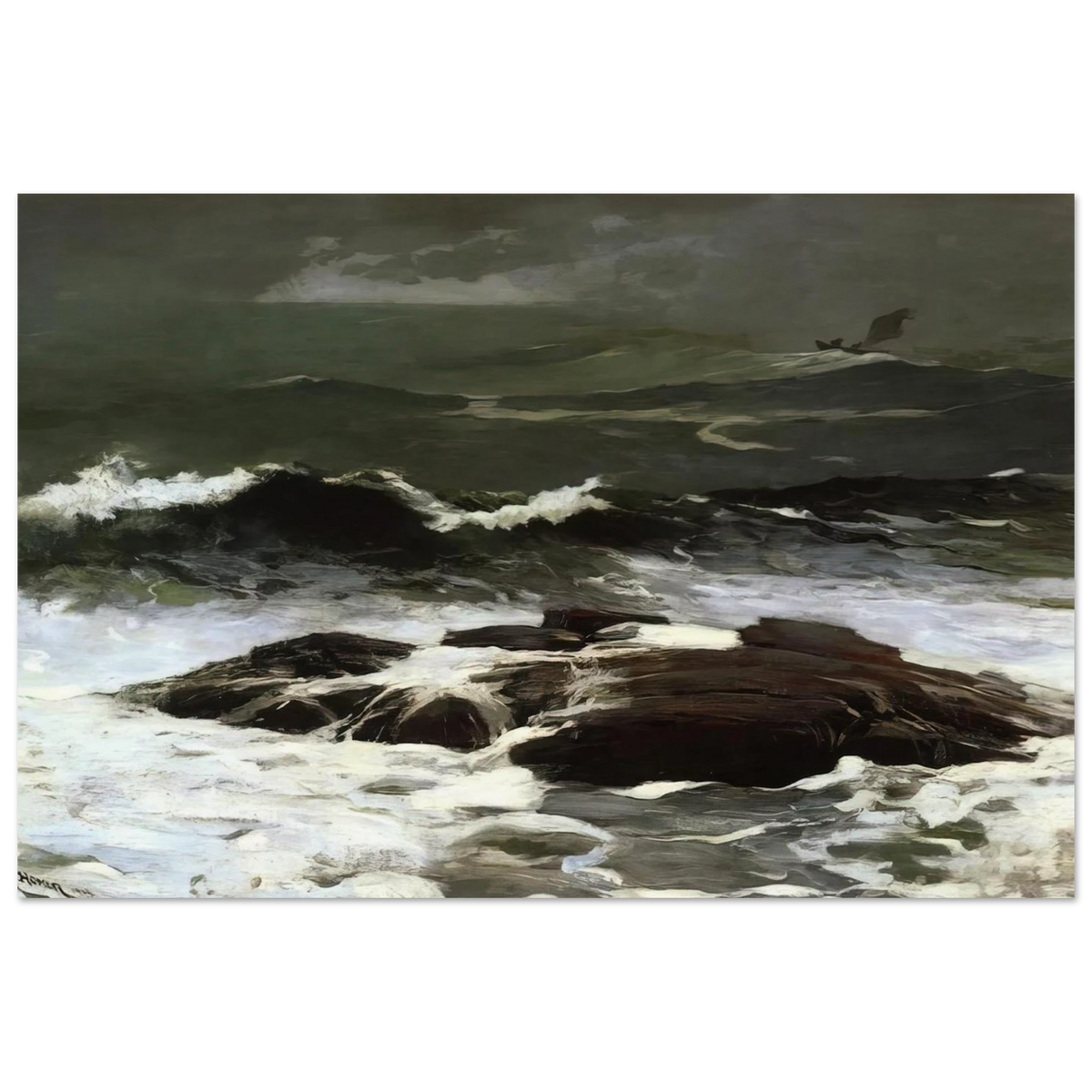 SUMMER SQUALL 1904 Poster | Winslow Homer Poster | Winslow Homer Store
