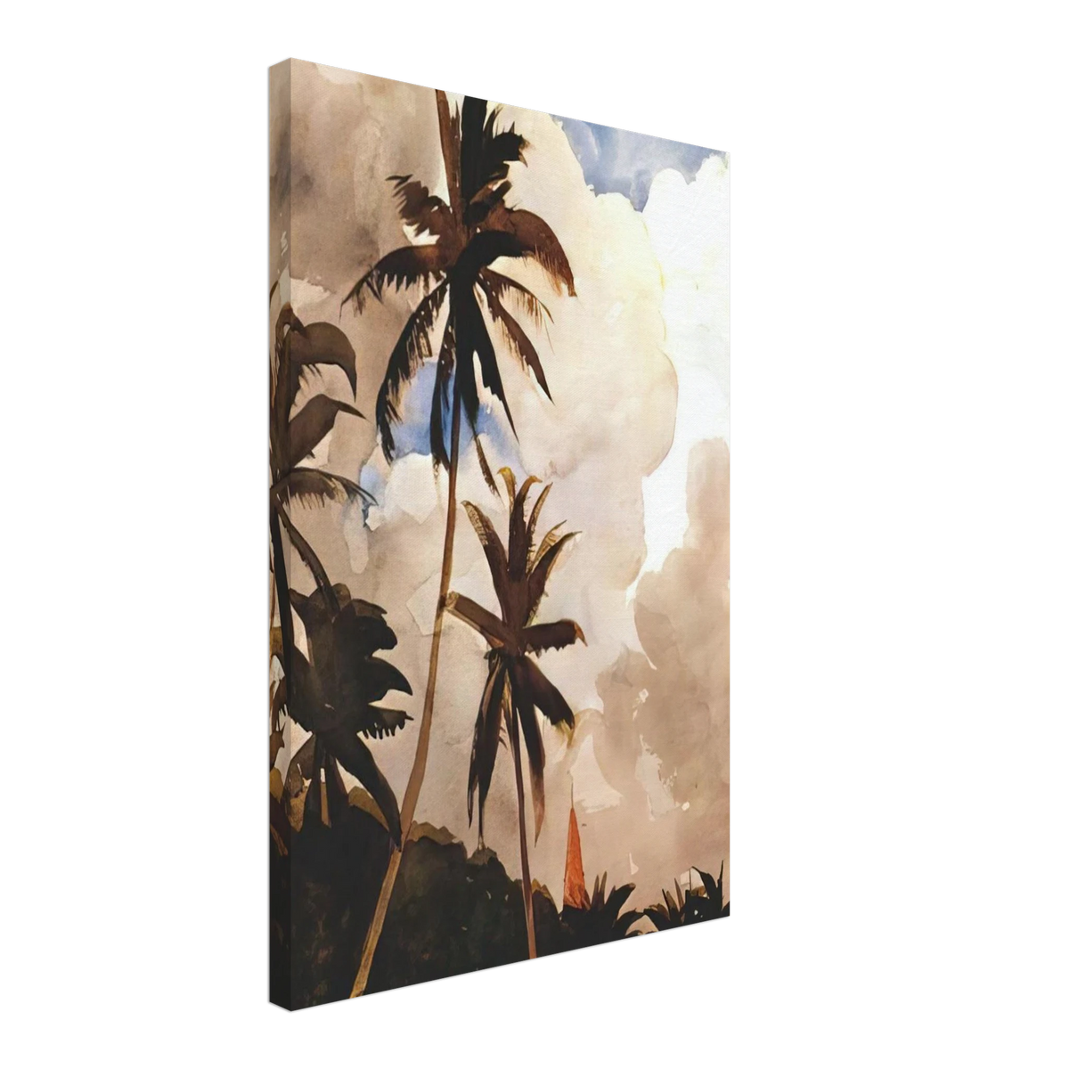 PALM TREES BAHAMAS Canvas | Winslow Homer Canvas | Winslow Homer Store