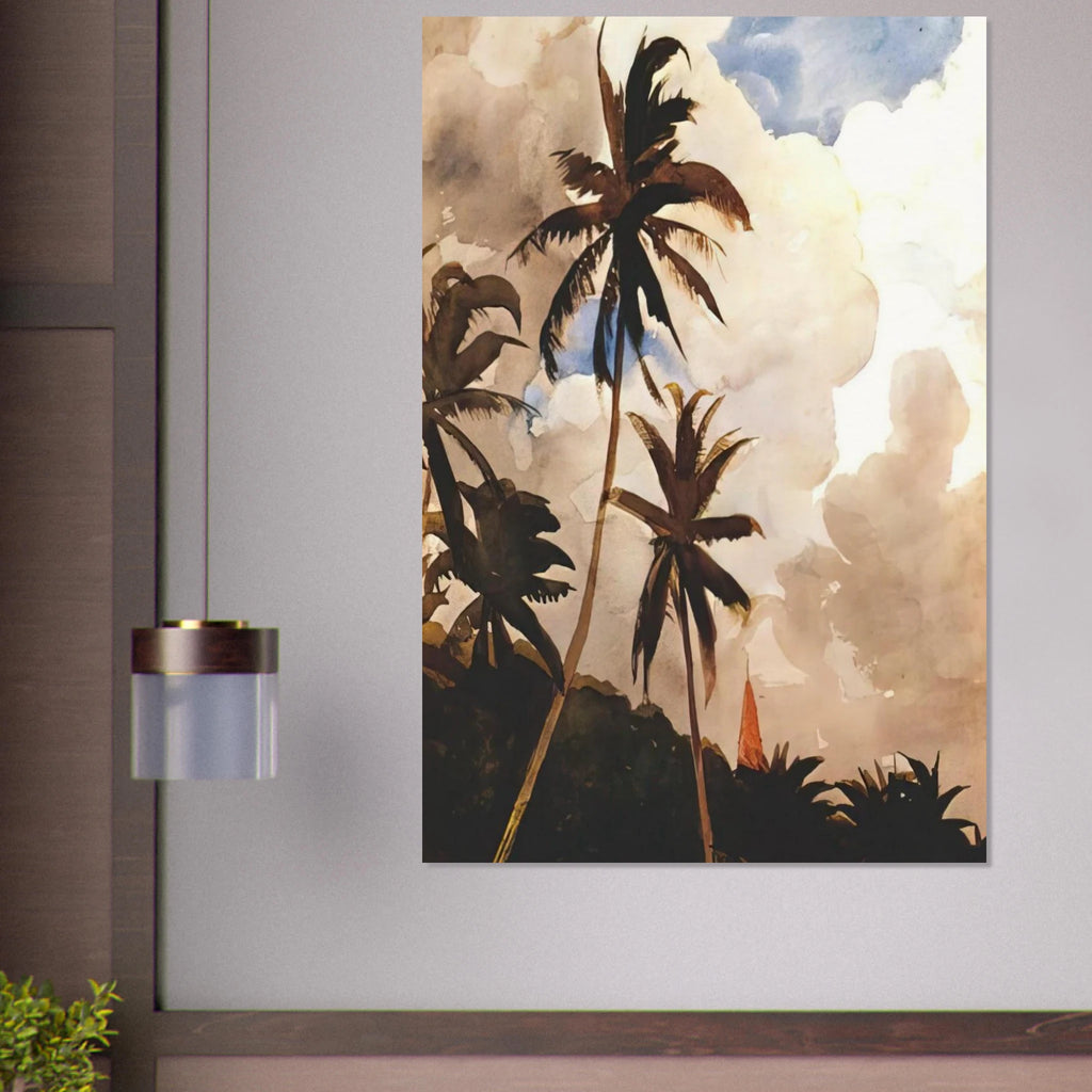 PALM TREES BAHAMAS Poster | Winslow Homer Poster | Winslow Homer Store