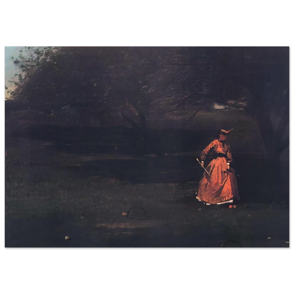 CROQUET PLAYERS 1 Poster | Winslow Homer Poster | Winslow Homer Store