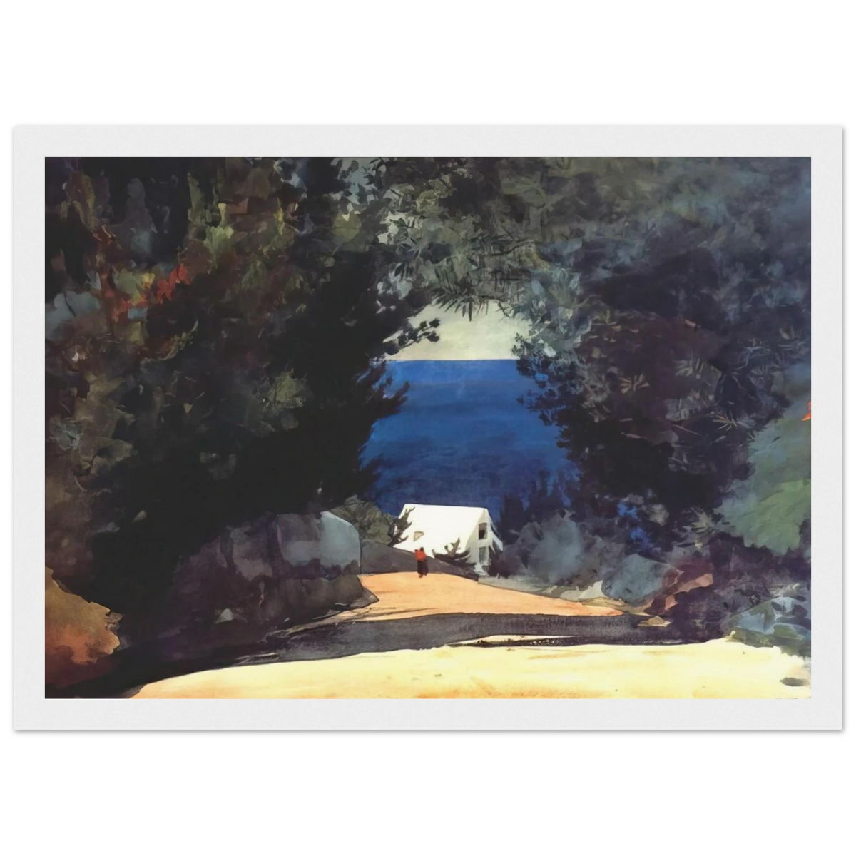 ROAD IN BERMUDA Framed Poster | Winslow Homer Framed Prints Wall Art | Winslow Homer Store