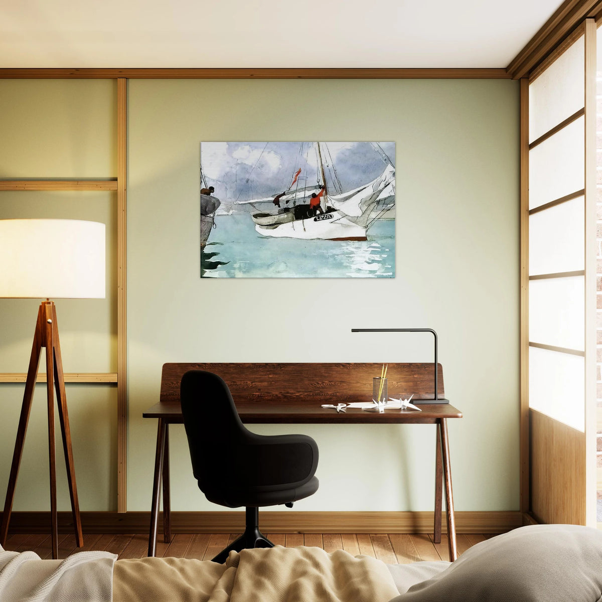 FISHING BOATS KEY WEST Canvas | Winslow Homer Canvas | Winslow Homer Store