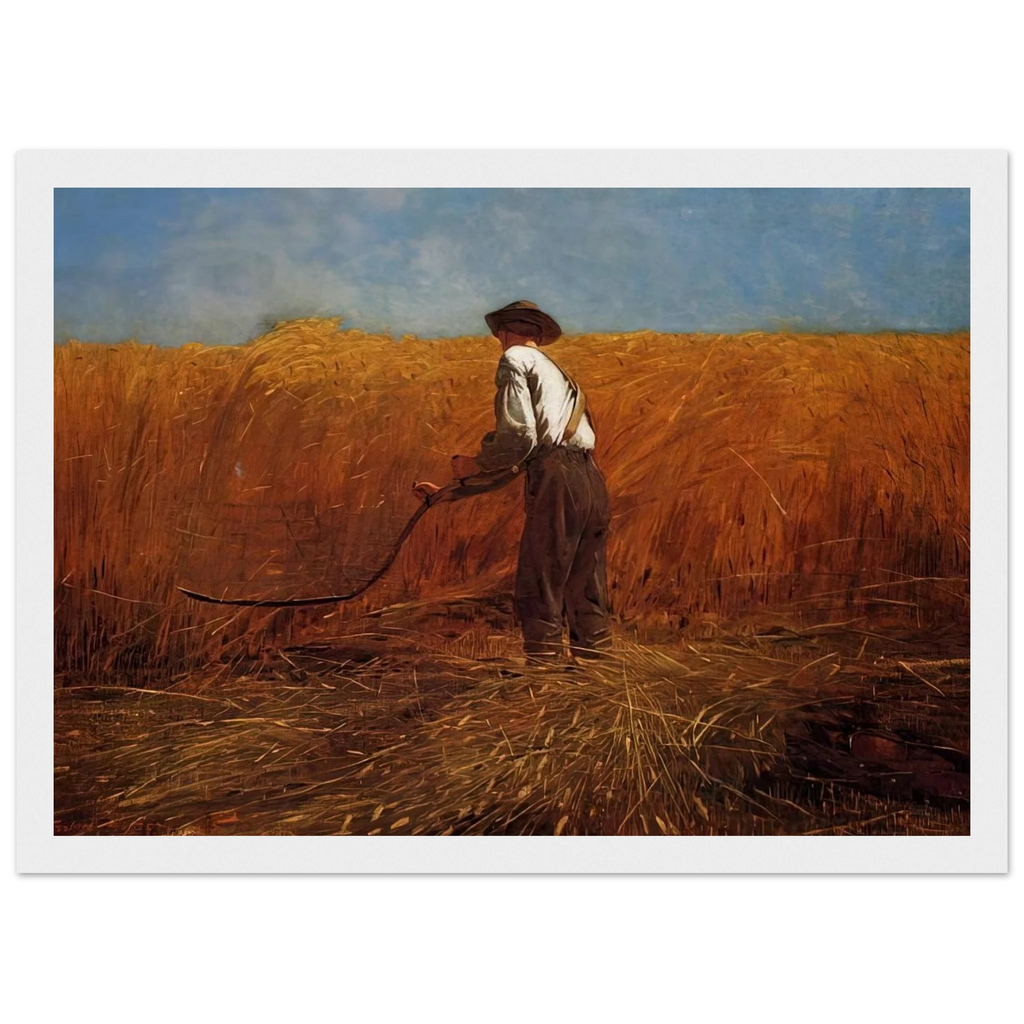 THE VETERAN IN A NEW FIELD Framed Poster | Winslow Homer Framed Prints Wall Art | Winslow Homer Store