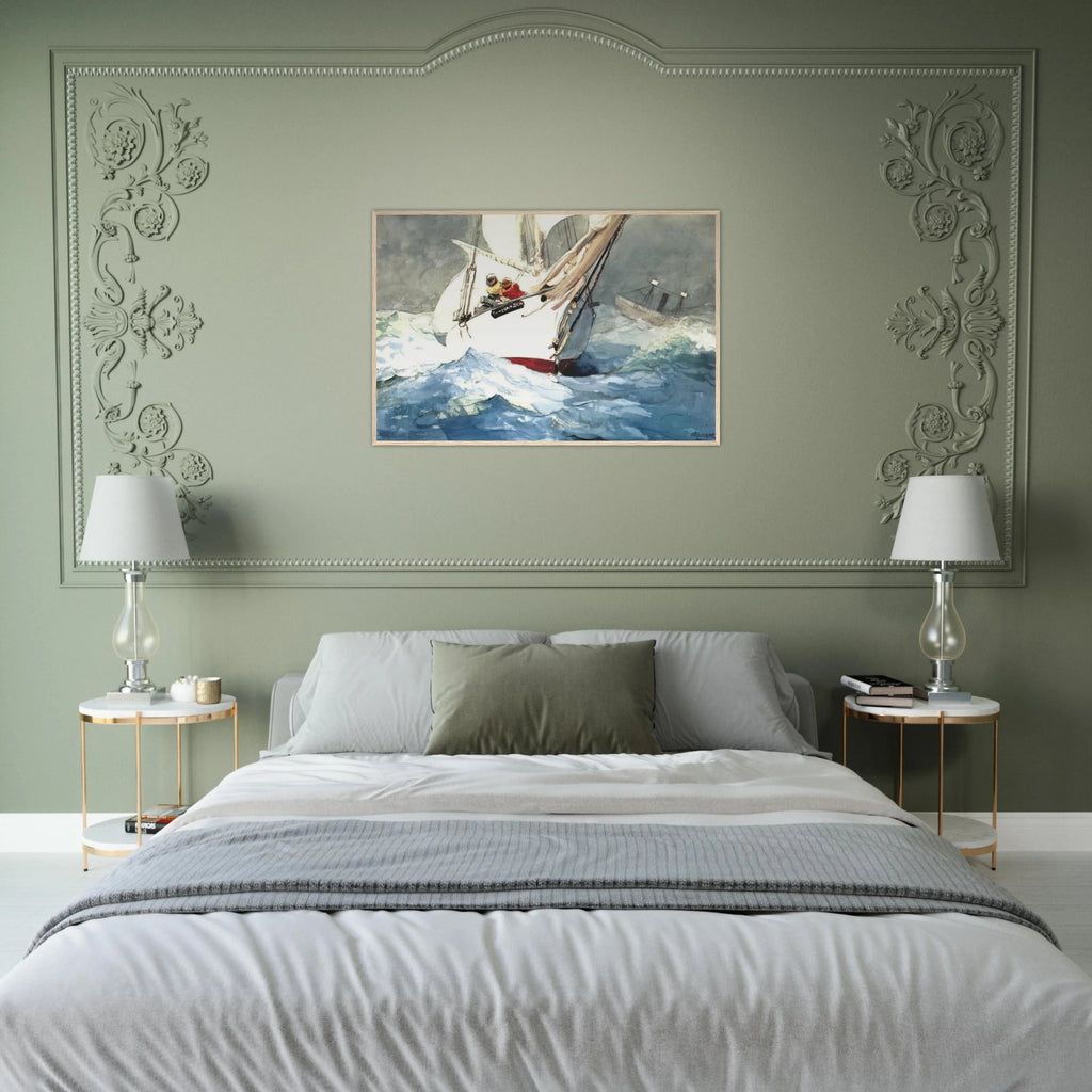 DIAMOND SHOAL Framed Poster | Winslow Homer Framed Prints Wall Art | Winslow Homer Store
