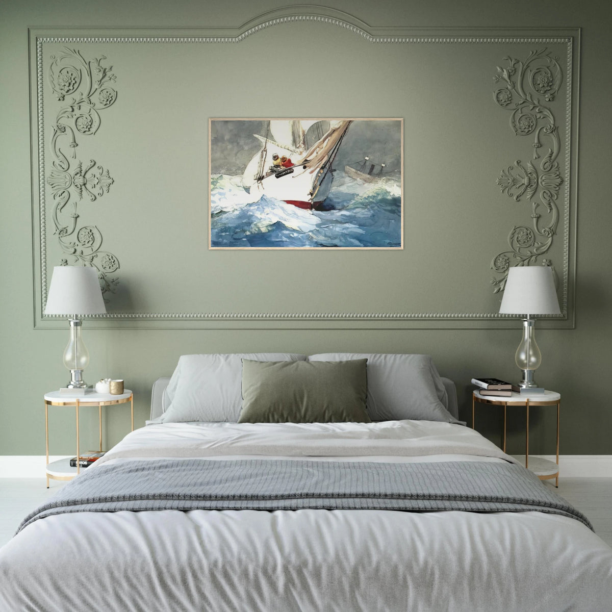 DIAMOND SHOAL Framed Poster | Winslow Homer Framed Prints Wall Art | Winslow Homer Store