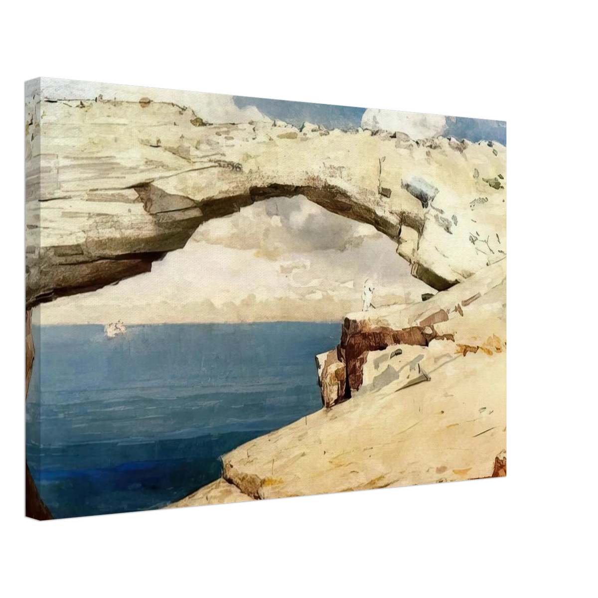 GLASS WINDOWS BAHAMAS 1885 Canvas | Winslow Homer Canvas | Winslow Homer Store