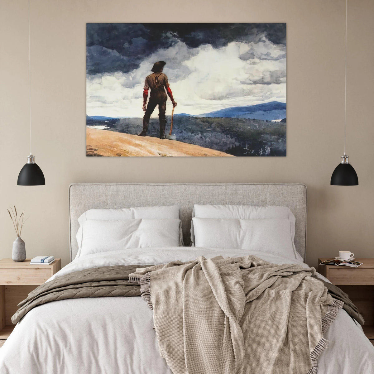 THE WOODCUTTER Poster | Winslow Homer Poster | Winslow Homer Store
