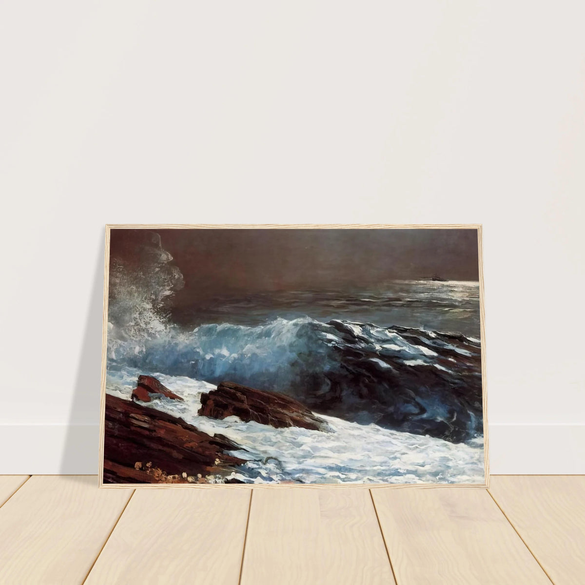 SUNLIGHT ON THE COAST Framed Poster | Winslow Homer Framed Prints Wall Art | Winslow Homer Store