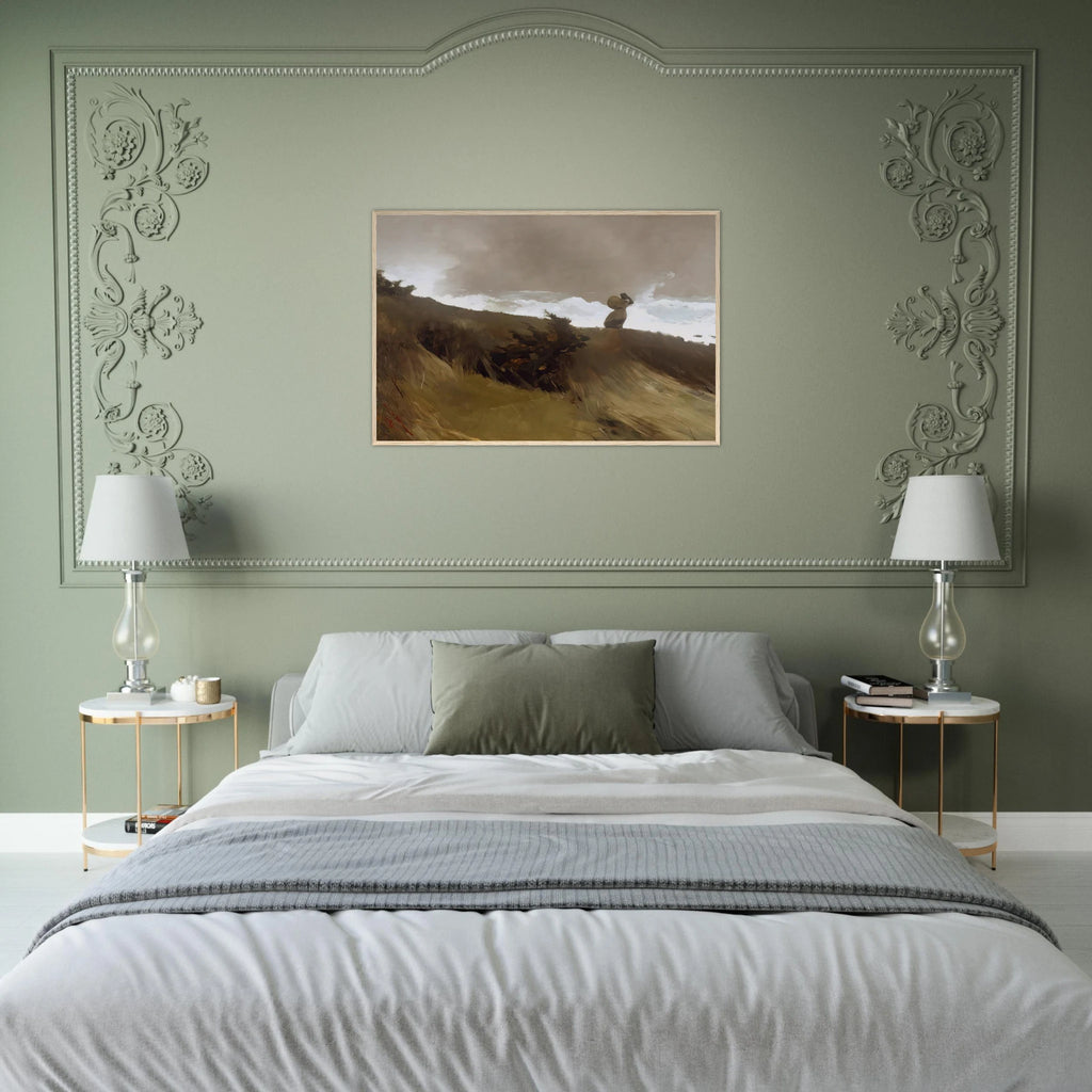 THE WEST WIND Framed Poster | Winslow Homer Framed Prints Wall Art | Winslow Homer Store