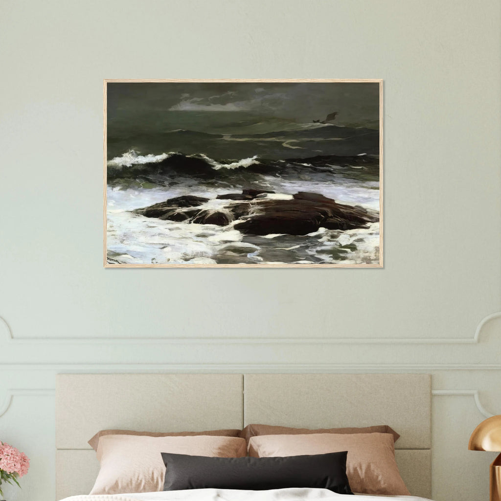 SUMMER SQUALL 1904 Framed Poster | Winslow Homer Framed Prints Wall Art | Winslow Homer Store