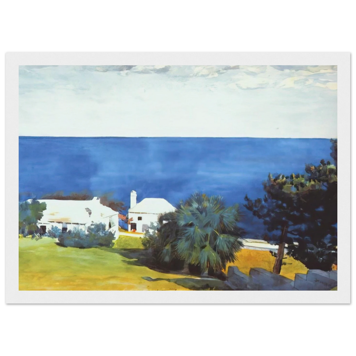 SHORE AT BERMUDA Framed Poster | Winslow Homer Framed Prints Wall Art | Winslow Homer Store