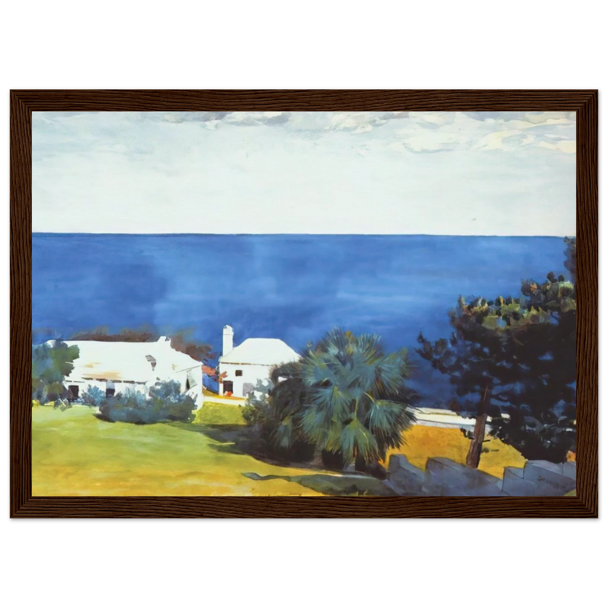 SHORE AT BERMUDA Framed Poster | Winslow Homer Framed Prints Wall Art | Winslow Homer Store