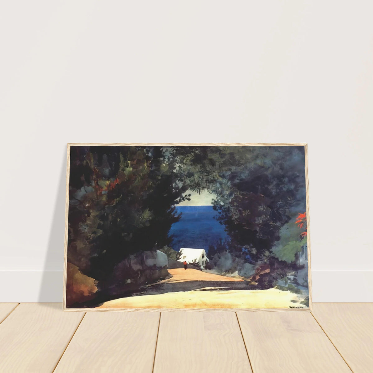 ROAD IN BERMUDA Framed Poster | Winslow Homer Framed Prints Wall Art | Winslow Homer Store