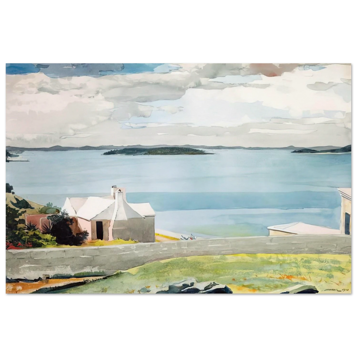 INLAND WATER BERMUDA Poster | Winslow Homer Poster | Winslow Homer Store