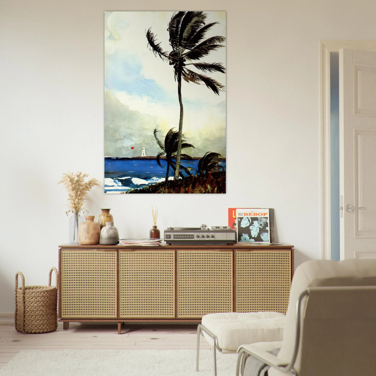 PALM TREE NASSAU Poster | Winslow Homer Poster | Winslow Homer Store