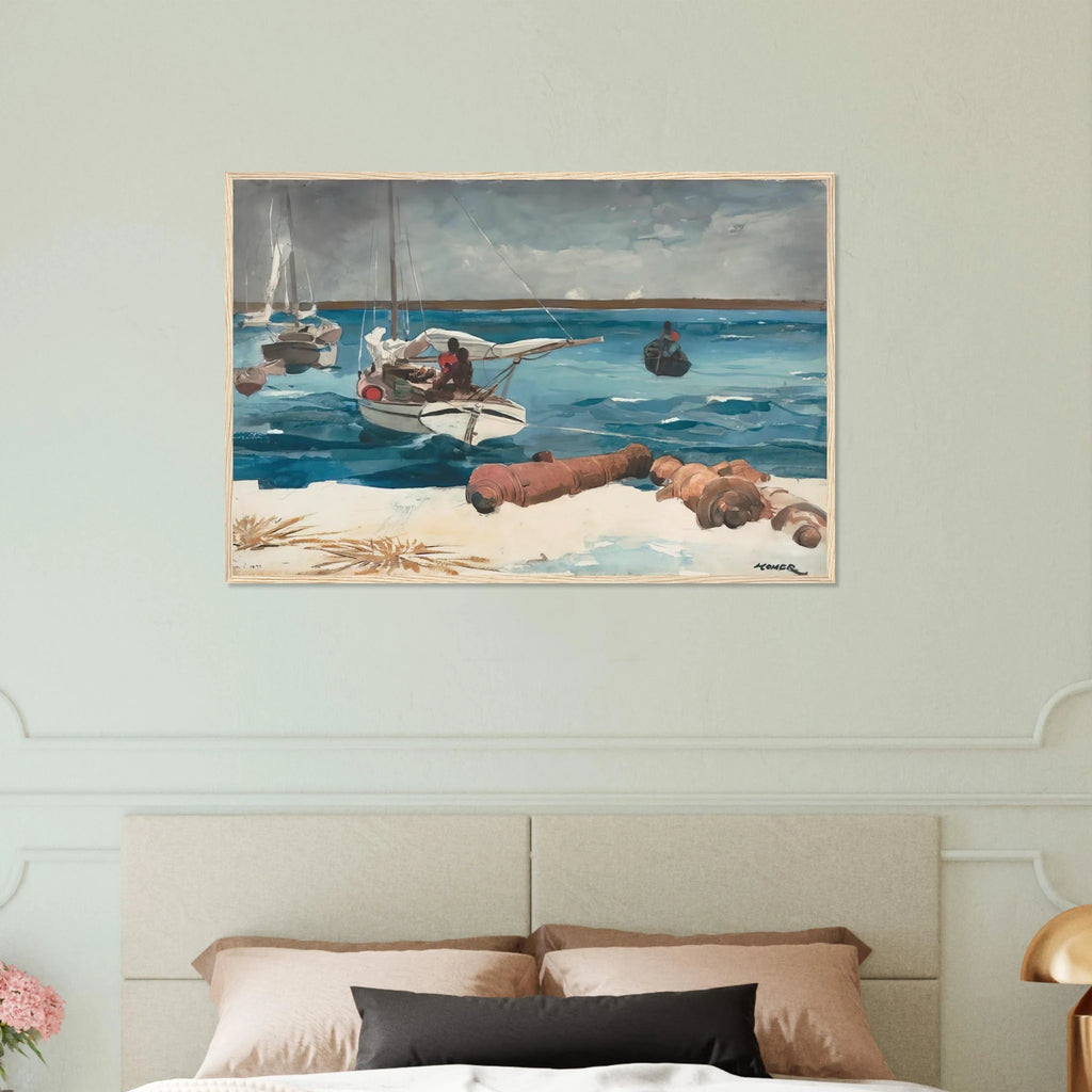 NASSAU 1899 Framed Poster | Winslow Homer Framed Prints Wall Art | Winslow Homer Store
