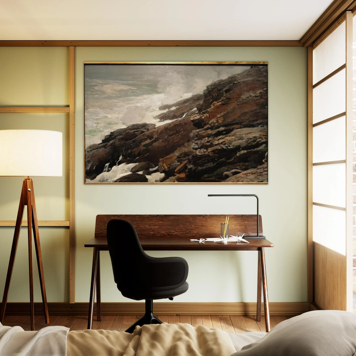 HIGH CLIFF COAST OF MAINE Poster | Winslow Homer Poster | Winslow Homer Store