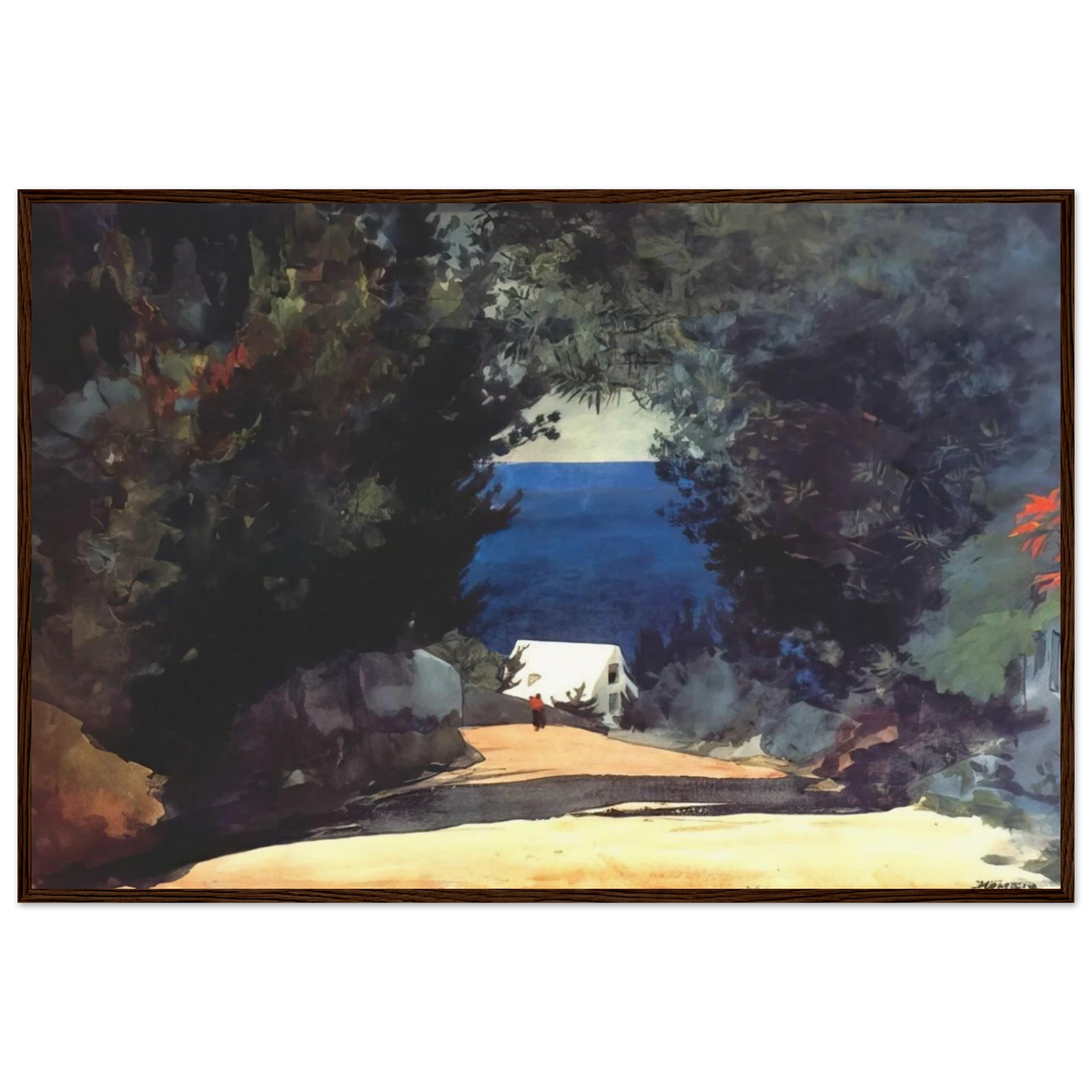 ROAD IN BERMUDA Framed Poster | Winslow Homer Framed Prints Wall Art | Winslow Homer Store
