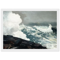 NORTHEASTER Framed Poster | Winslow Homer Framed Prints Wall Art | Winslow Homer Store