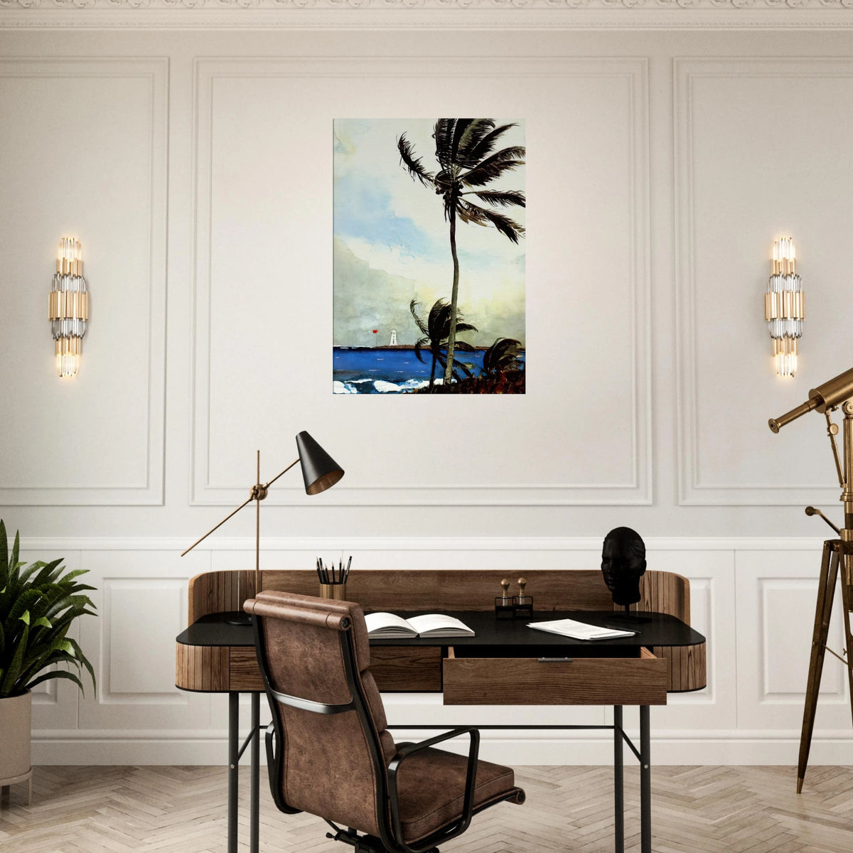 PALM TREE NASSAU Canvas | Winslow Homer Canvas | Winslow Homer Store